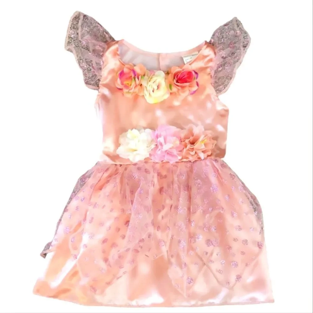 NWOT PINK SPARKLE FAIRY COSTUME DRESS SZ.M